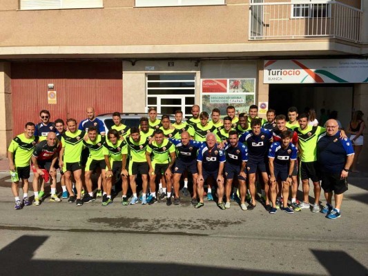 El Elche cambia el entrenamiento por el rafting en el río Segura