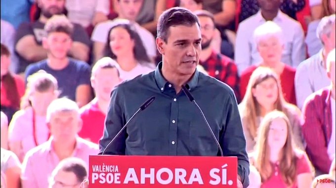 Sánchez se compromete a presentar en 2020 unos PGE con el 10% de inversiones para la Comunitat