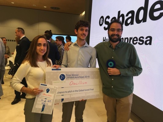La etiqueta para seguridad alimentaria de Oscillum, ganadora del Climate Launchpad

