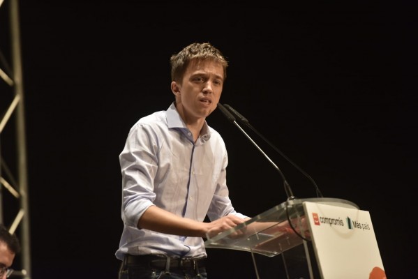 Errejón reclama sensatez a PSOE y Podemos para ponerse de acuerdo ante las derechas que 