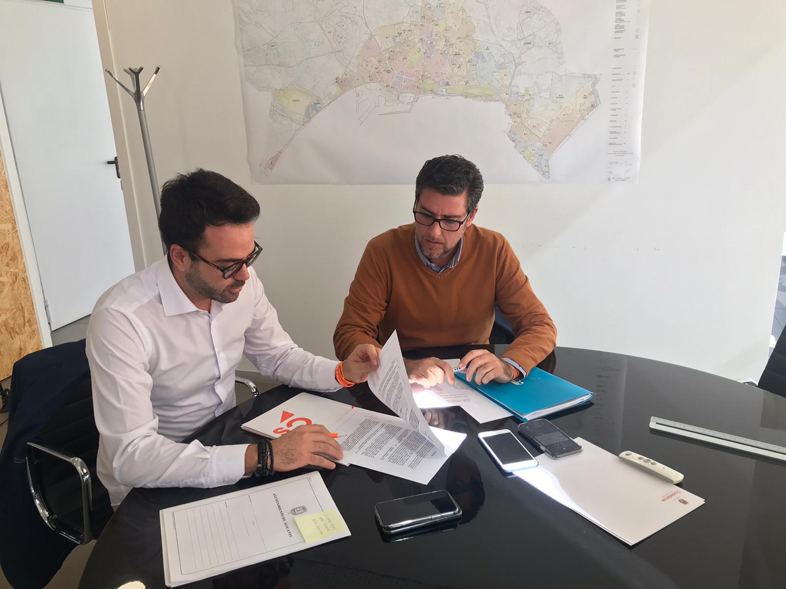 La Diputación y el bipartito de Alicante se conjuran para reactivar el 'parking' subterráneo del Adda