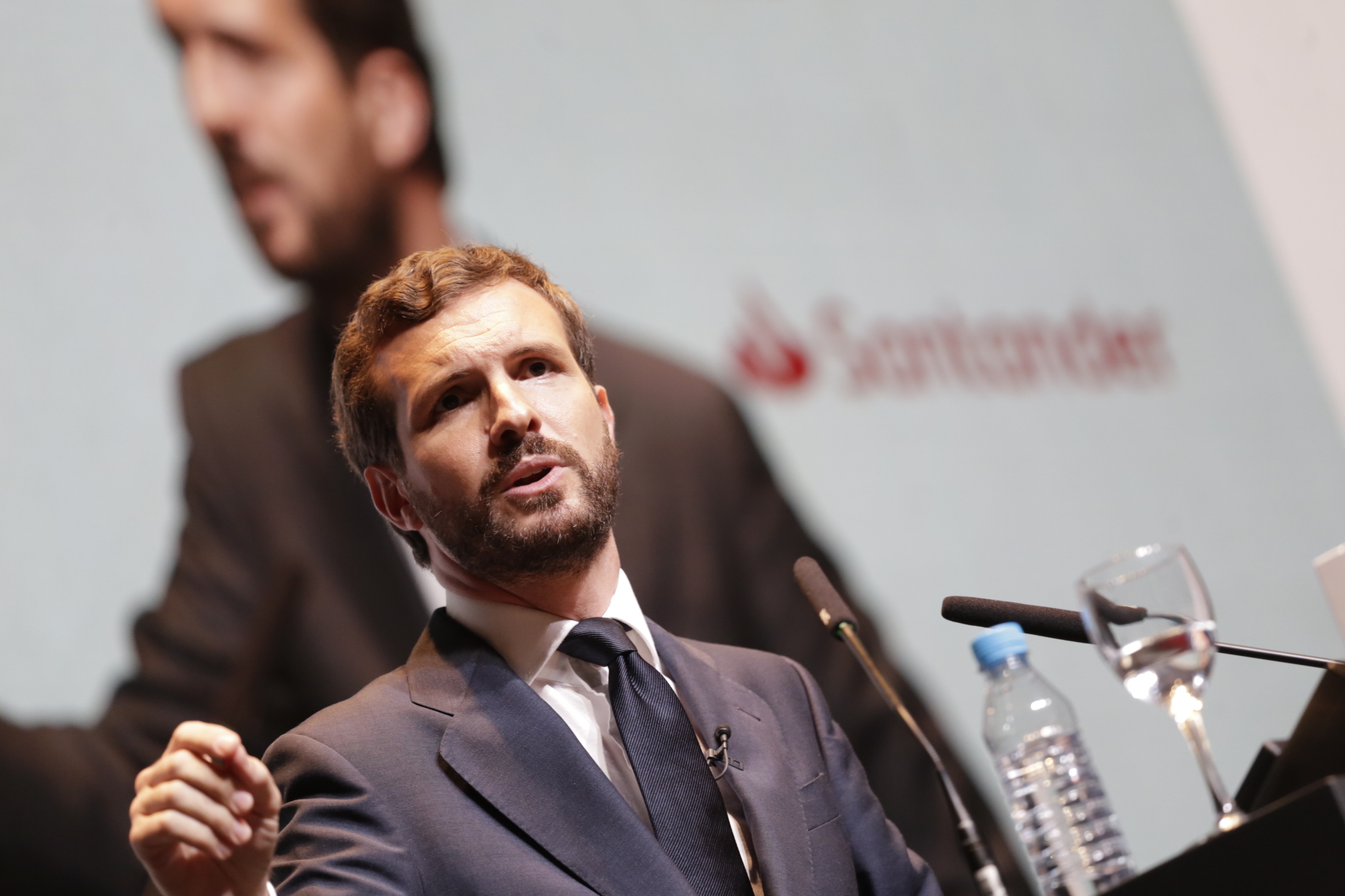 Pablo Casado en el Congreso de Empresa Familiar. Foto: JUAN CARLOS CAVAL - 