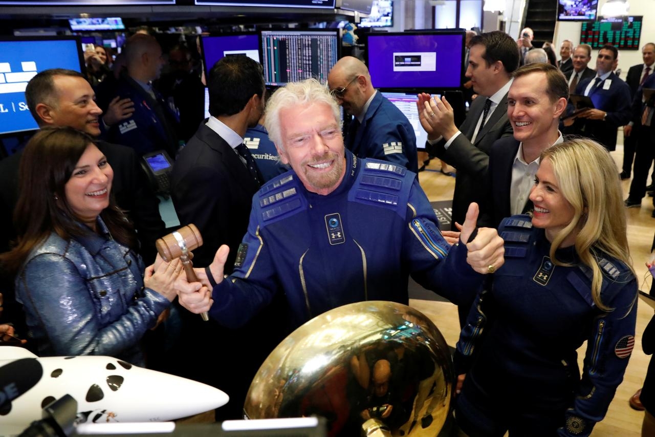 Virgin Galactic (Richard Branson) debuta al alza en Wall Street