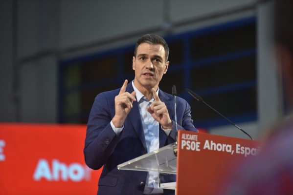 Pedro Sánchez reclama en Elda un apoyo amplio para vencer el bloqueo y formar Gobierno