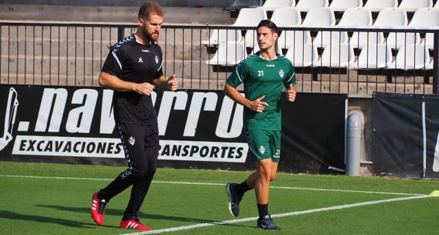 El extremo del Castellón Jorge Fernández, descartado para jugar de inicio ante el Villarreal B