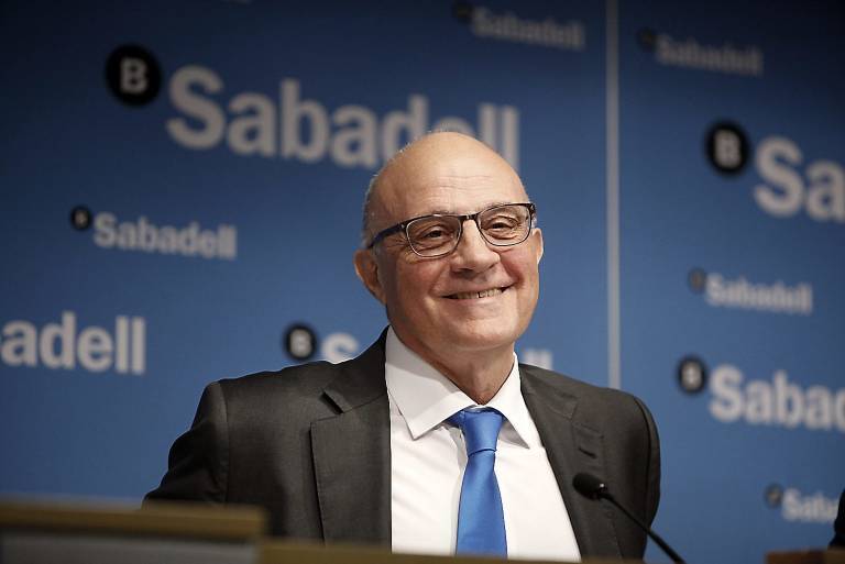 Josep Oliu, presidente del Banco Sabadell - 