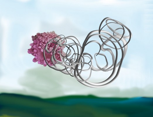 Nanotecnología en el arte analógico: una obra que imagina el avance humano debido a la tecnología

