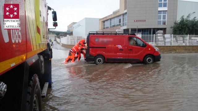 Diputación activa a todos los bomberos de la provincia ante la alerta de una nueva DANA