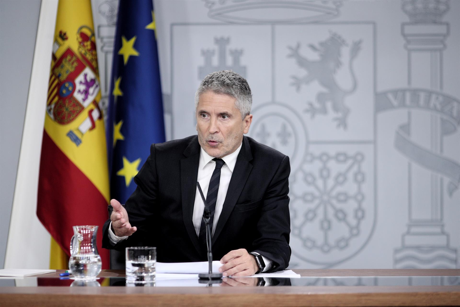  Marlaska exige a Torra que condene la violencia 