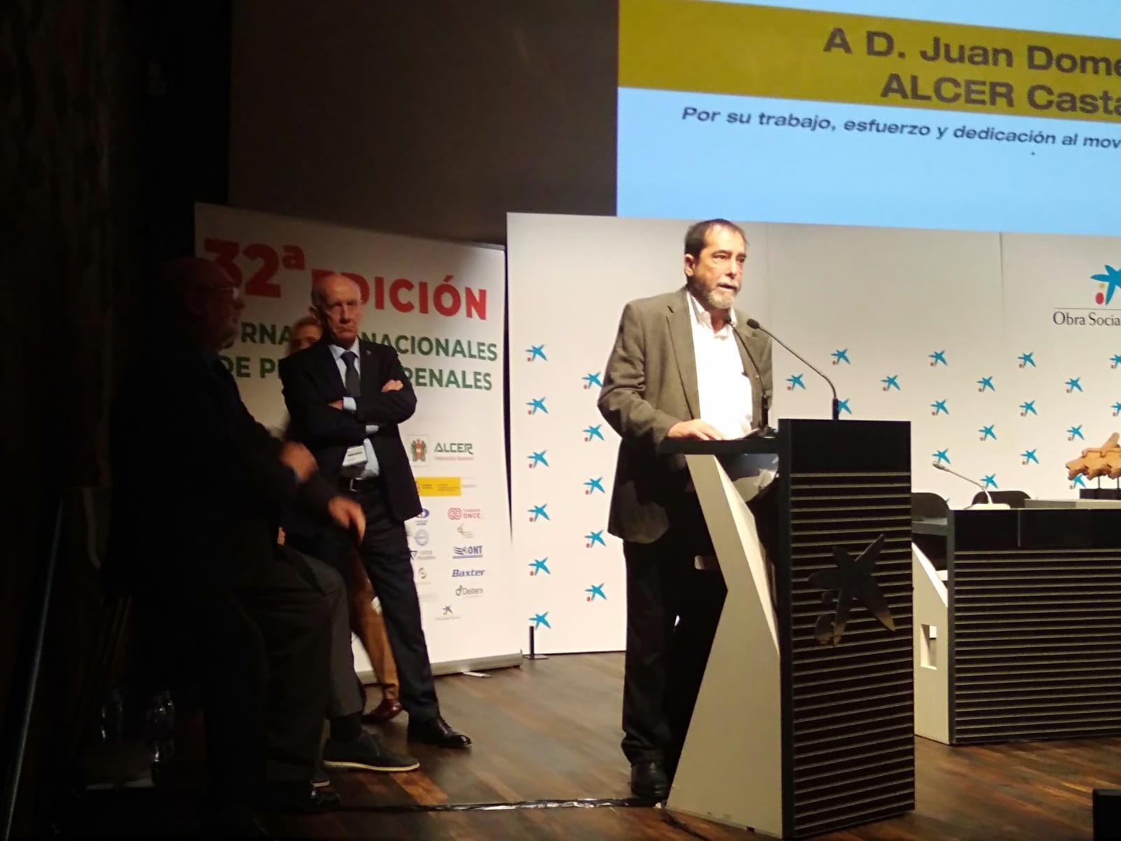 La matriz estatal de Alcer reconoce la labor del presidente en Castellón, Juan Doménech
