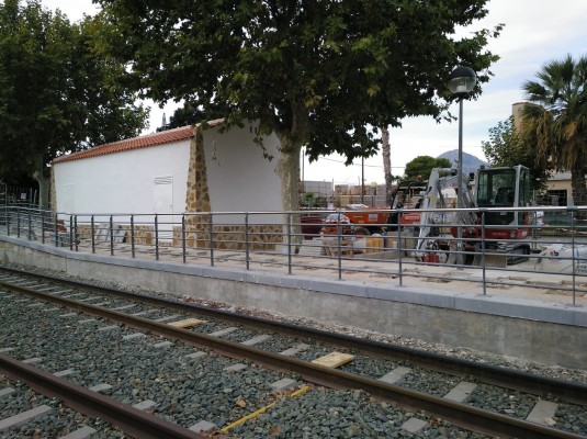La Generalitat inicia los trabajos del nuevo enclavamiento de L'Alfàs del Pi del TRAM d'Alacant