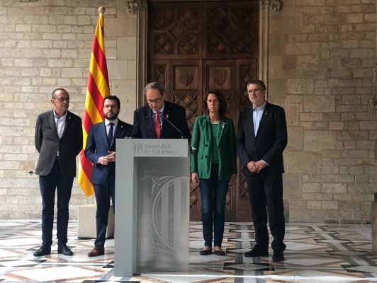 Torra urge a Sánchez a 
