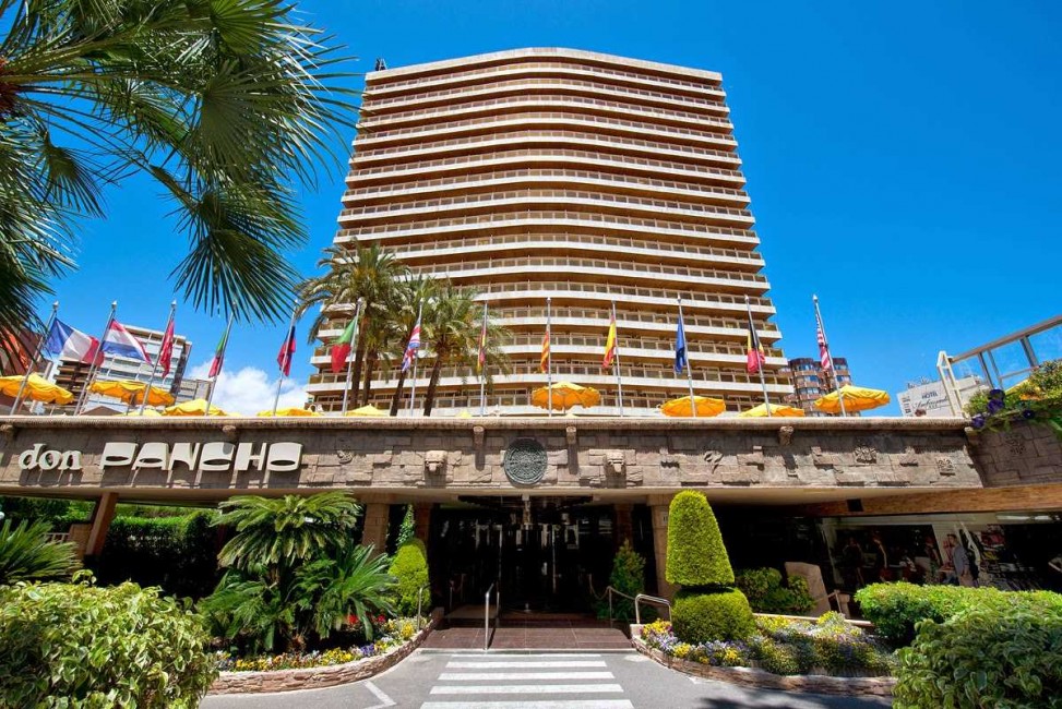 El emblemático hotel Don Pancho de Benidorm. - 