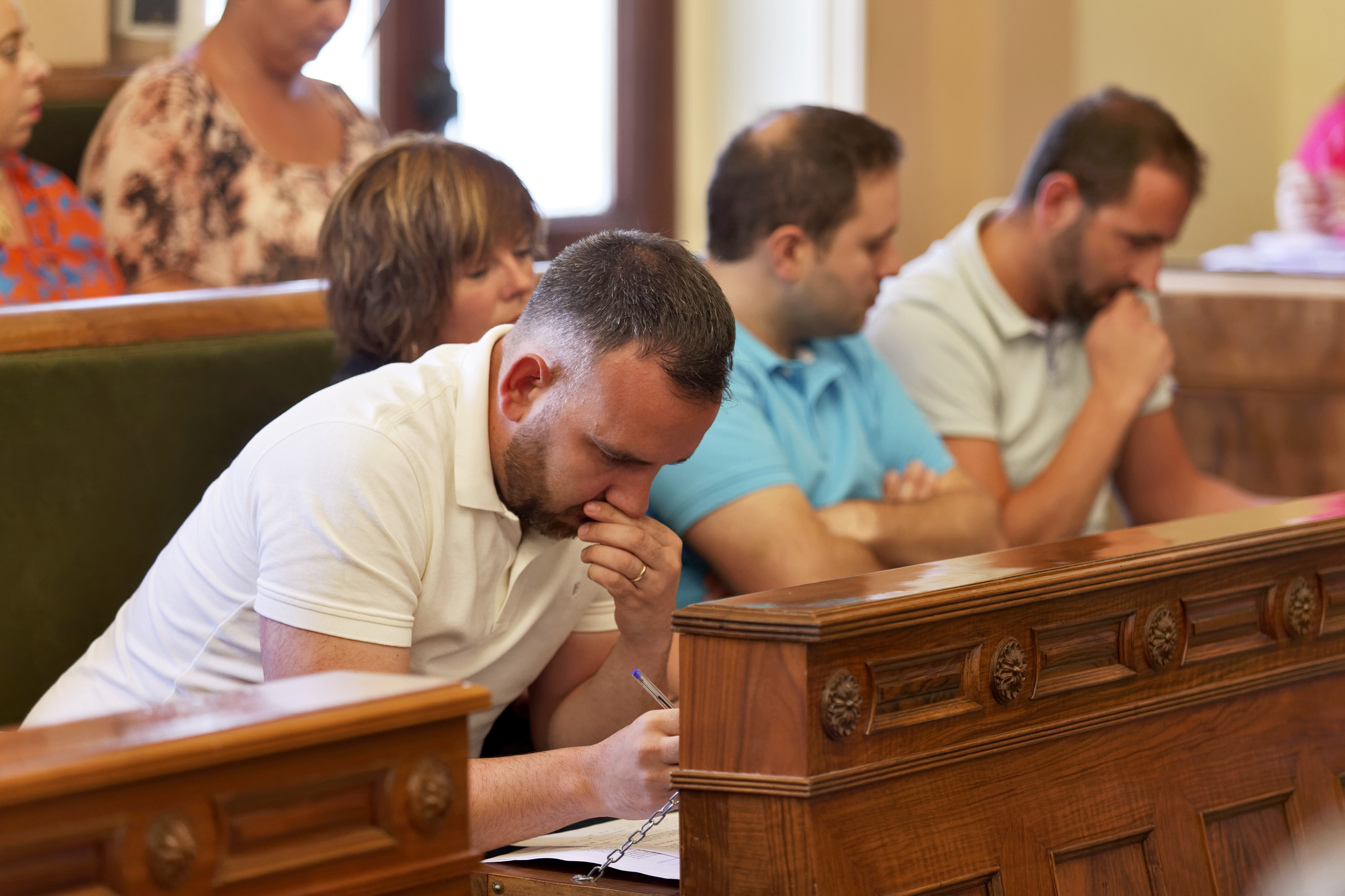 Rafa Simó, portavoz del gobierno, durante un pleno. Foto: ANTONIO PRADAS - 