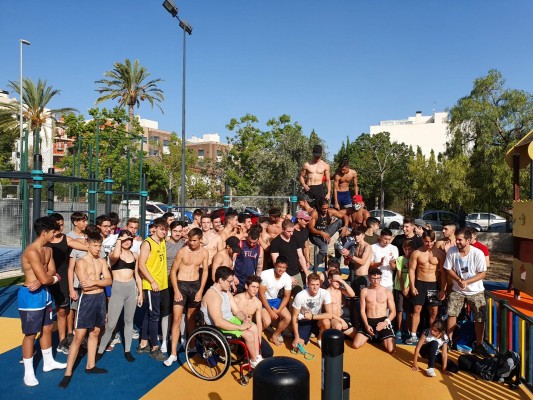 Sant Joan d'Alacant instala un nuevo espacio deportivo para la práctica de la calistenia