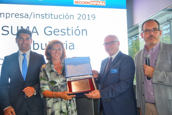 Suma recibe el premio del IEEE a la Institución-Empresa del año 2019 por su proceso de transformación digital   