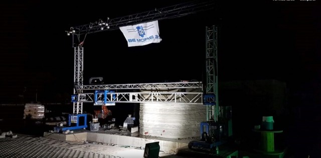 Una empresa valenciana construye la primera casa impresa en 3D de África en apenas 12 horas