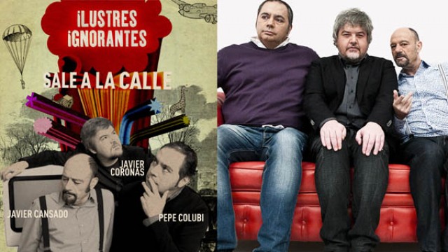 El humor de los Ilustres Ignorantes Javier Cansado, Javier Corona y Pepe Colubi 'Salen a la calle' en Cartagena