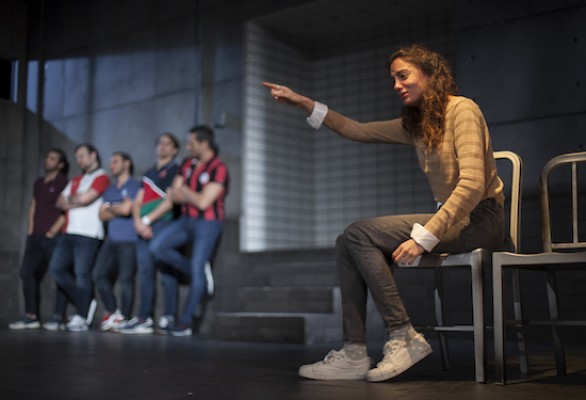 El público del Teatro Circo de Murcia asiste al juicio del caso de La Manada con la obra 'Jauría'