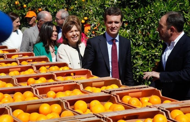 Pablo Casado visita València en 