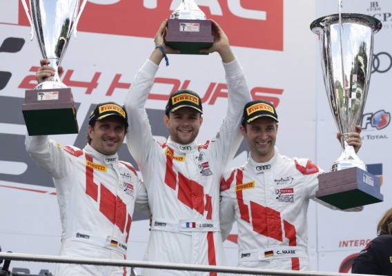 Audi celebra su cuarta victoria en las 24 Horas de Spa