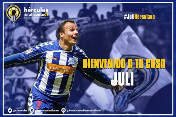 El Hércules refuerza su ataque con la incorporación de Juli