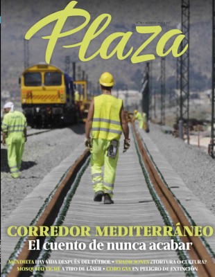 El Corredor Mediterráneo, portada del número de agosto de la revista Plaza