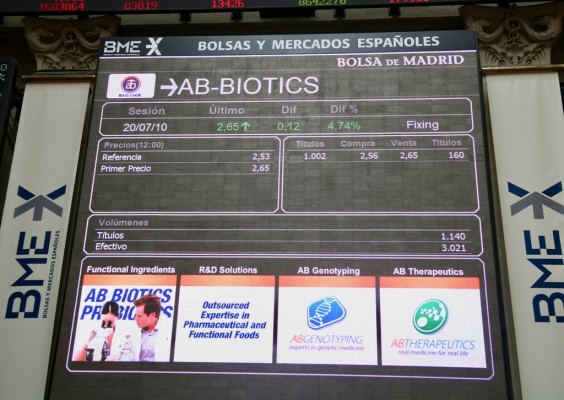 El 'a buenas horas, mangas verdes' de AB-Biotics, cotizada del MAB