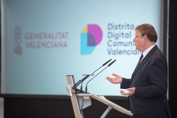 El Distrito Digital se politiza: 'inauguración' en precampaña, vacío del PP y Puig saca pecho