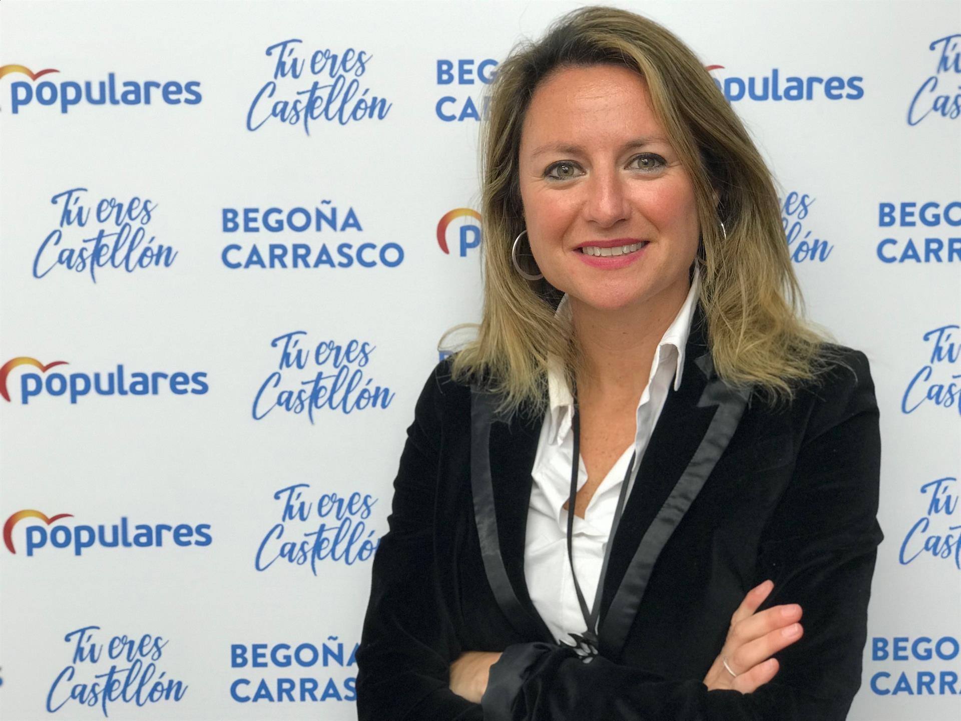 Begoña Carrasco (PP) señala que la Generalitat arrastra una deuda de 2,3 millones con Castelló