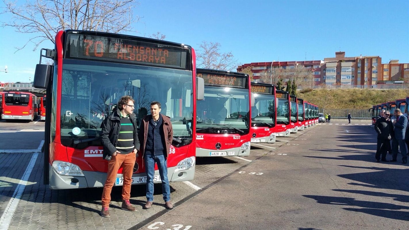  La EMT comprará 164 autobuses híbridos por 49,6 millones de euros