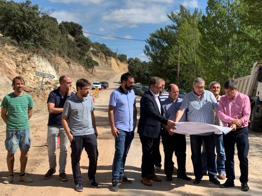 La Diputación amplía la carretera de La Mata a Olocau y mejora el vial que une Castellón y Teruel 