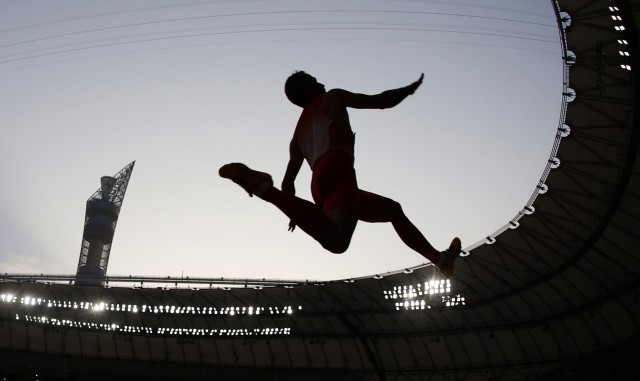 El alicantino Eusebio Cáceres se clasifica para la final de salto de longitud en el Mundial de Doha