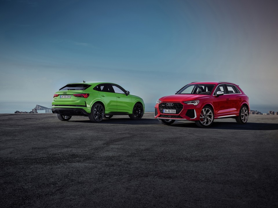 Potencia compacta: los nuevos Audi RS Q3 y Audi RS Q3 Sportback