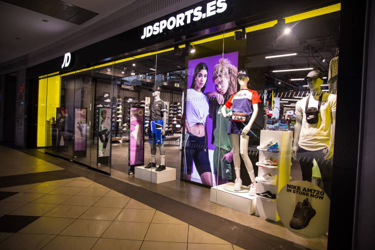 Tienda de JD Sports en el centro comercial Aqua de València. Foto: JD - 