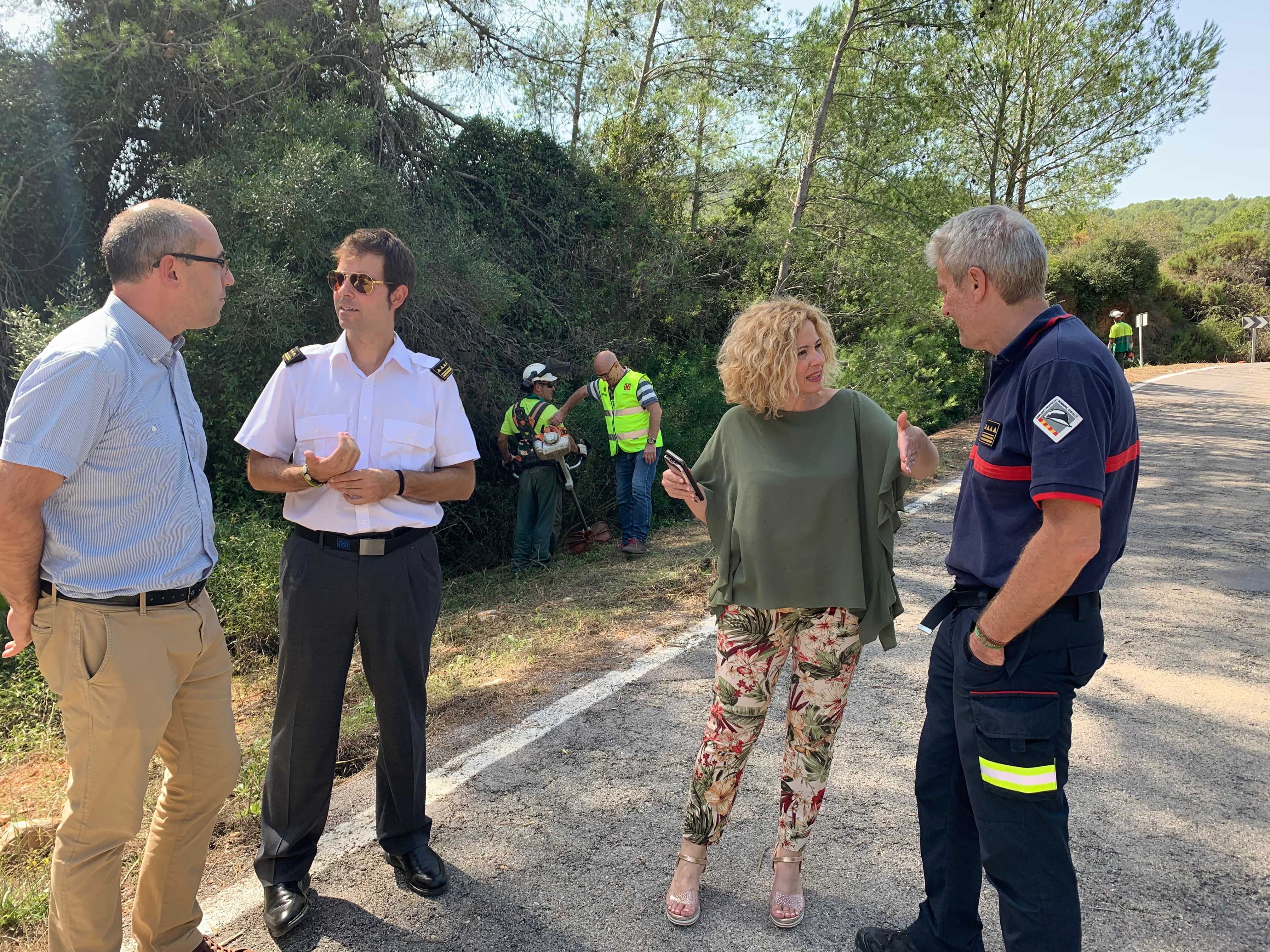 La Diputación  inicia la adecuación de la carretera Cabanes-Oropesa y espera reabrirla en 4 meses