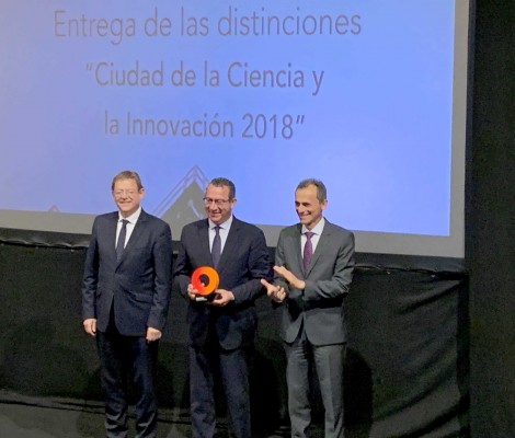 Benidorm recibe la Distinción Ciudad de la Ciencia y la Innovación 2018
