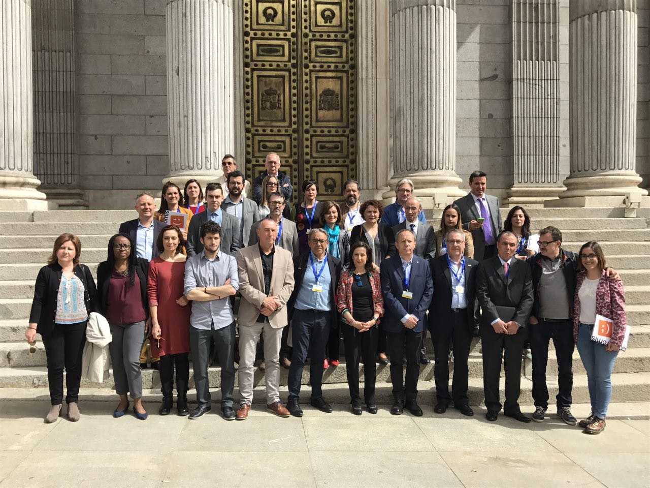 Diputados valencianos en Madrid en una reivindicación sobre financiación . Foto: TWITTER - 