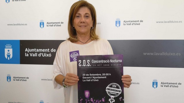 La Vall d'Uixó se suma a la 'Nit Violeta' en contra de la violencia machista