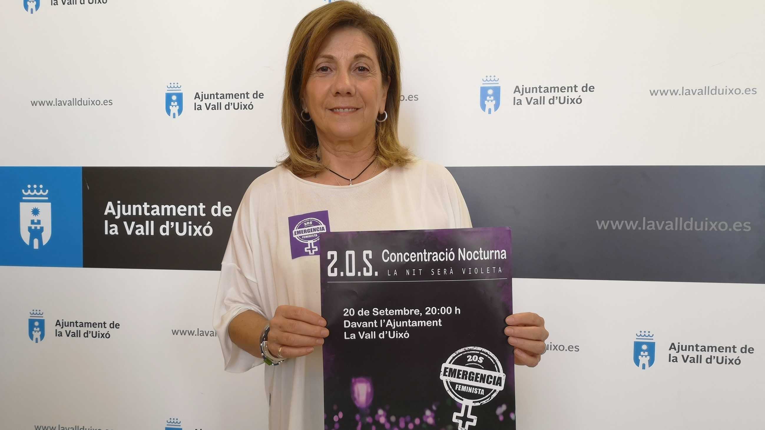 La Vall d'Uixó se suma a la 'Nit Violeta' en contra de la violencia machista
