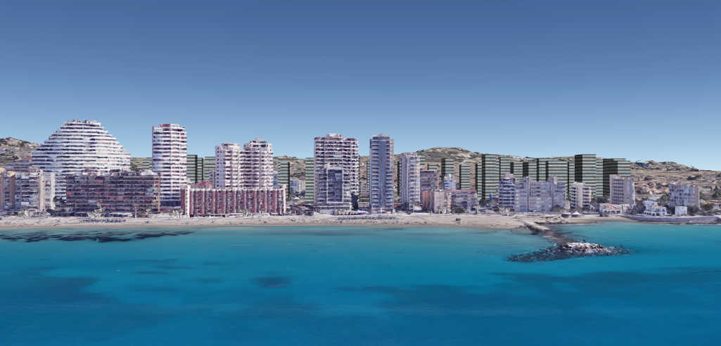 Así será el skyline de Calp: corrige su política de libertad de alturas y 'armonizará' los futuros edificios