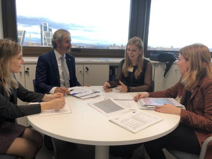 Reunión de la alcaldesa de Castelló, Amparo Marco, con responsables de Invest in Cities. - 