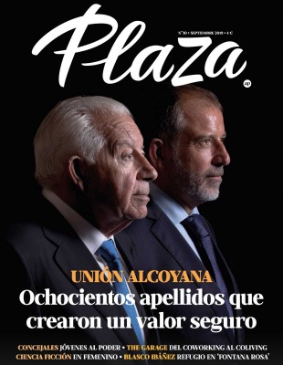 La historia de Unión Alcoyana, portada de la revista Plaza del mes de septiembre