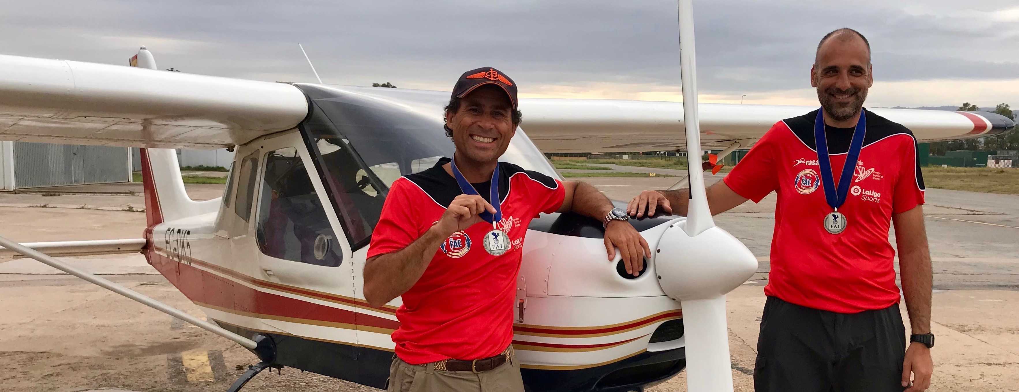 Dos tripulaciones del Aeroclub de Castelló triunfan en el mundial de Air Navigation Race de Portugal