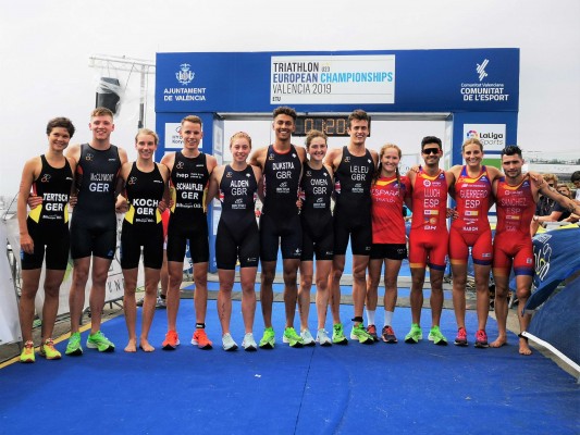 Bronce para España en el campeonato de Europa de triatlón Sub'23 de relevos mixtos