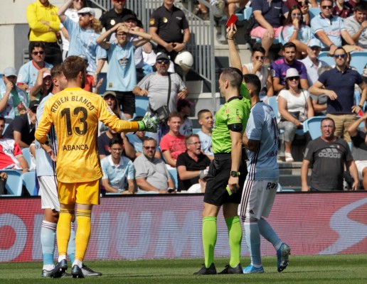 Debut para olvidar de Jorge Sáenz en el Celta