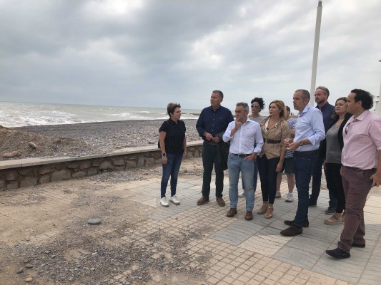 El PPCS se vuelca para lograr ayudas ante los daños causados por la lluvia en la costa de la provincia