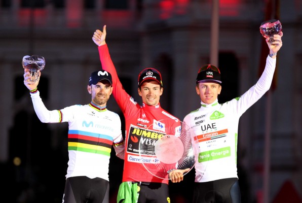 Roglic da el gran salto en Madrid, Valverde 