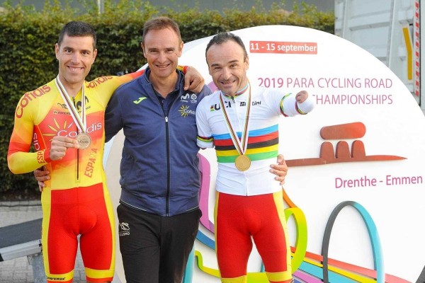 Ricardo Ten, campeón del mundo en una jornada gloriosa para España en el Mundial de ciclismo adaptado