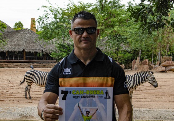 David Casinos apoya un año más
la Can-rrera solidaria de Bioparc Valencia